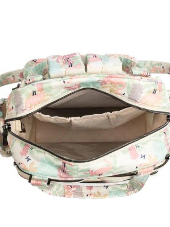 Lug Legacy Collection Mini Puddle Jumper Convertible Tote Bag Flamingo Foliage main image 4